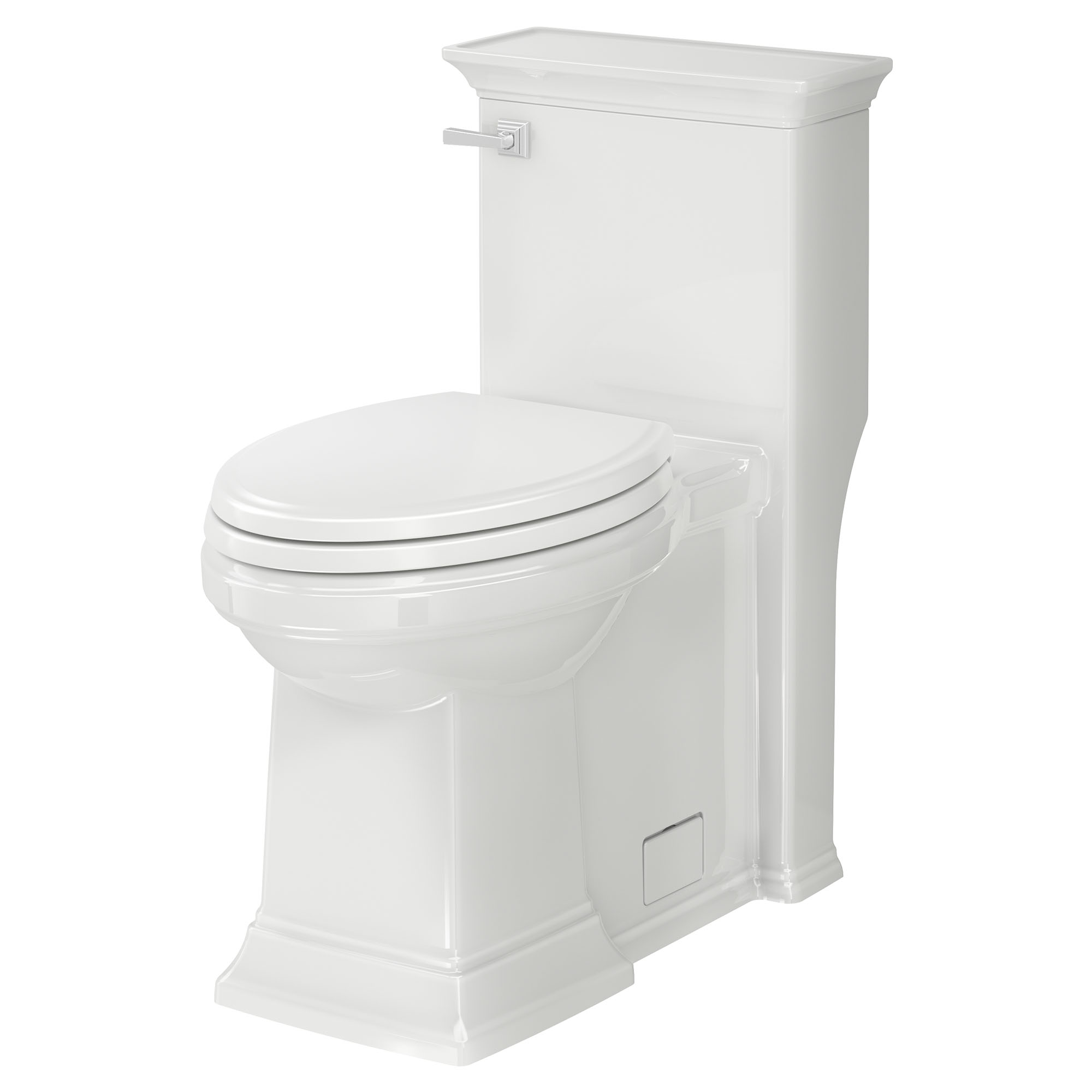Toilette monopièce Town Square S, 1,28 gpc/4,8 lpc, à cuvette allongée à hauteur de chaise avec siège